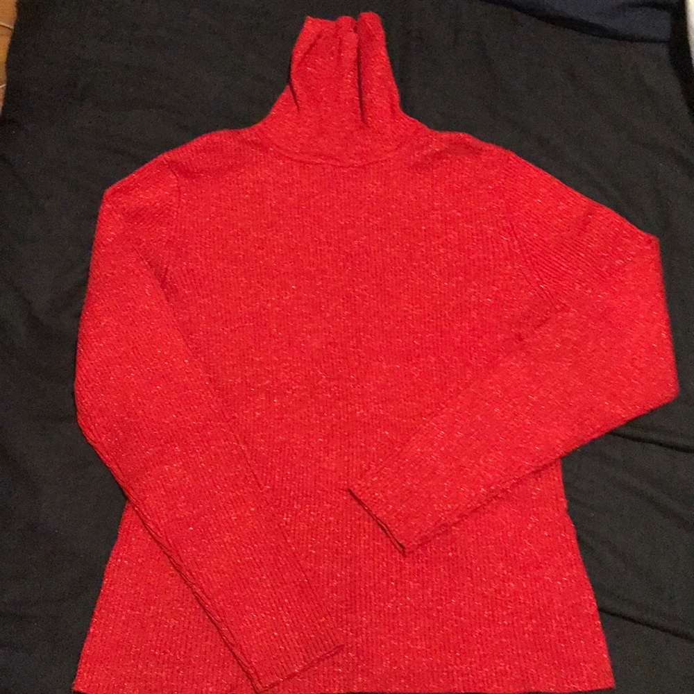 Pre-owned glitter turtleneck extra-large